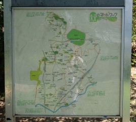 ＜緑のネットワークルート＞案内図