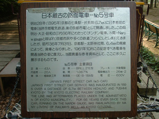 京都市電N23説明板