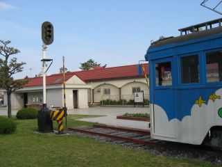 阪堺130と場内信号
